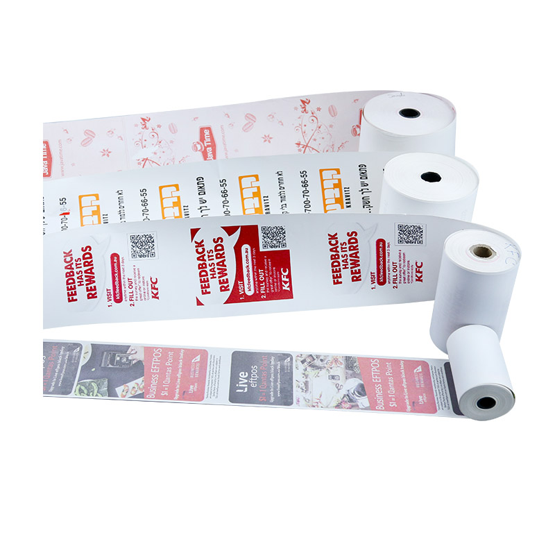 Custom Thermal Printed Receipt Paper Rolls For Pos Machine