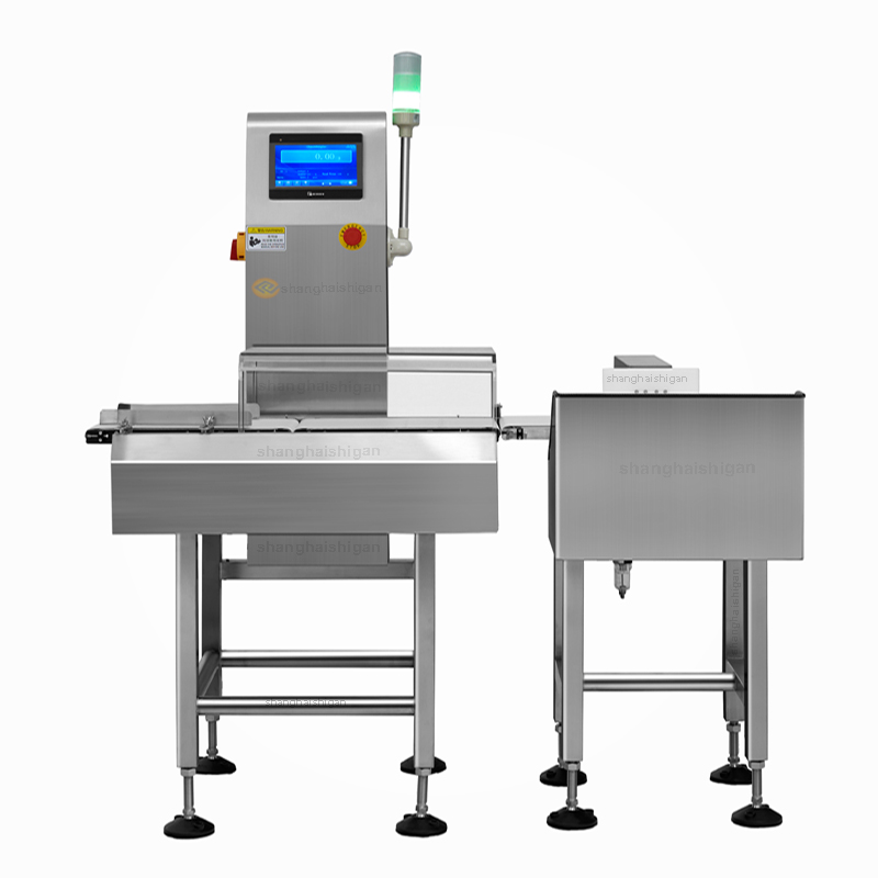 What is a checkweigher in the food industry?