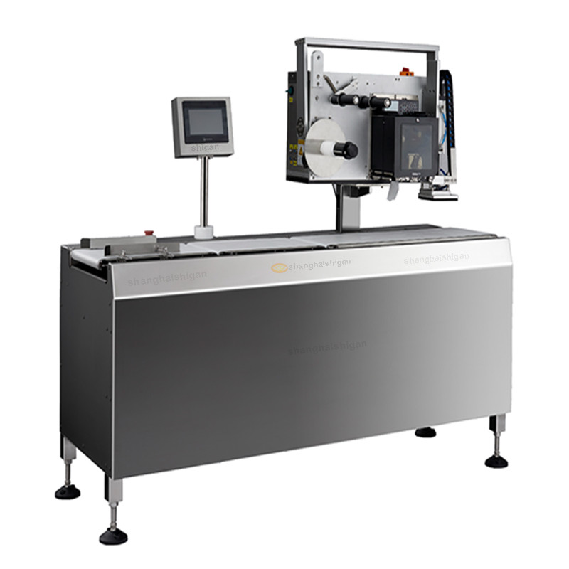 Waga kontrolna i maszyna do etykietowania drukująca w czasie rzeczywistym combo02b2i