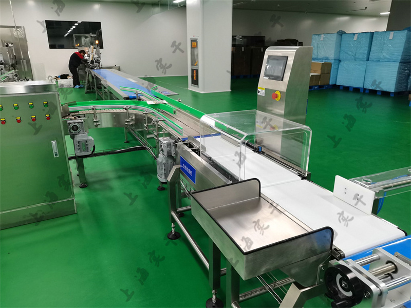 online checkweigher system for production line
