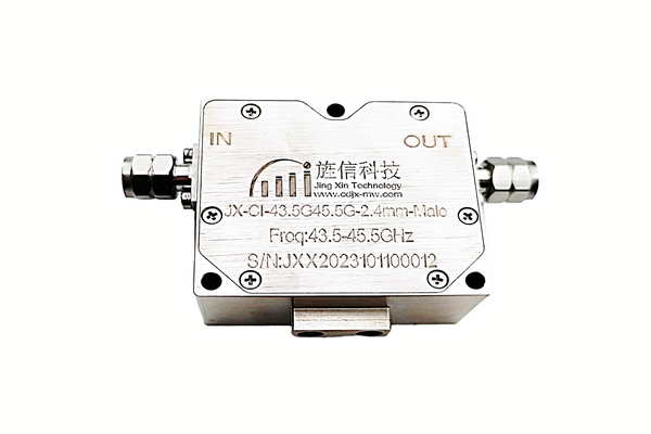 Izolator wysokiej częstotliwości działający w zakresie 43,5–45,5 GHz JX-CI-43.5G45.5G-2.4mm-męski