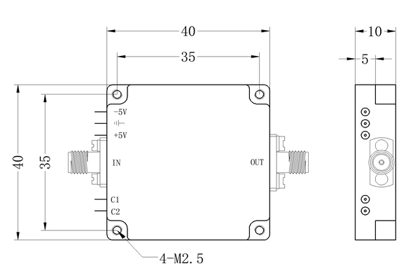 5–13 GHz Schalterbankfilter JX-SB-5/13 GHz