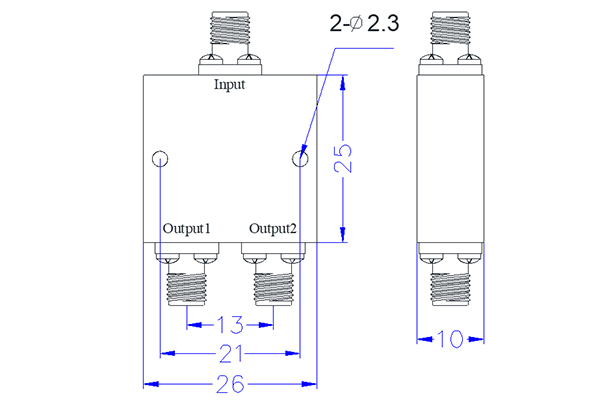 Power Divider 2.92-F Connector 18...