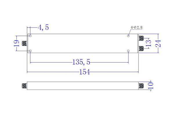 Złącze rozdzielacza zasilania SMA-F 0,5G-18GHz JX-PD2-0,5G18G-30WS