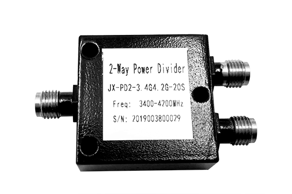 Diviseur de puissance 700-2700MHz, connecteur SMA-F JX-PD2-700M2700M-20S