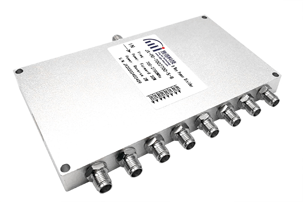 Leistungsteiler SMA-F-Stecker 700–2700 MHz JX-PD-7002700-S-8