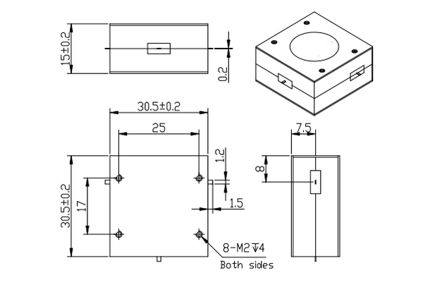 Circuladores de 2 a 6 GHz, fabricante de componentes de RF, design personalizado disponível