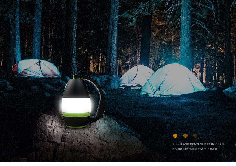Lanterna portátil LED para tenda
