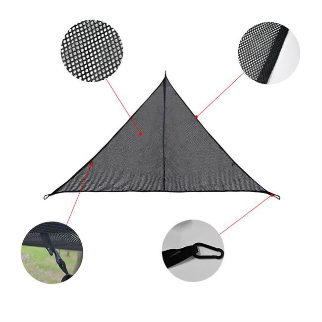 Vanjska vješalica za kampiranje, trokutasta viseća mreža (3)
