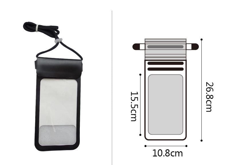 Універсальная воданепранікальная сумка для тэлефона (1)