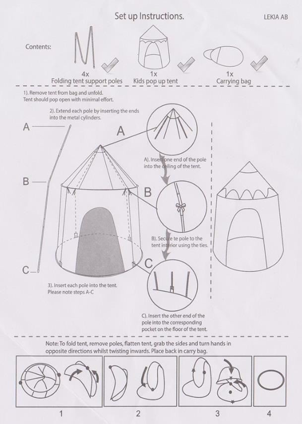 Детска палатка за игра Knight Castle (1)