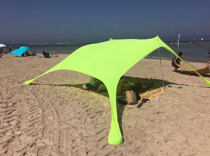 Tente de plage pare-soleil escamotable (1)