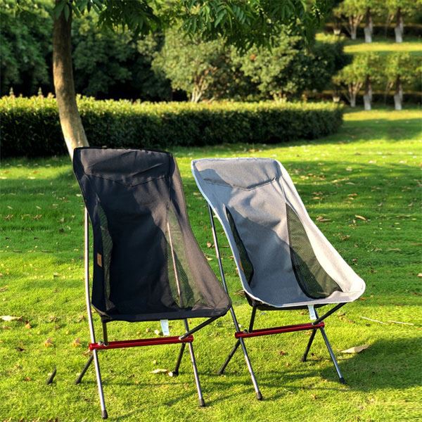 SPS-784 Cadeira dobrável para praia ao ar livre com encosto lunar