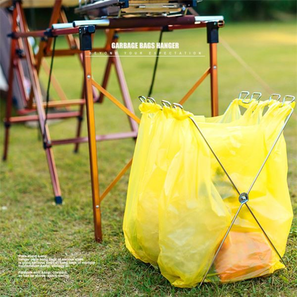 Support pour sac poubelle de camping SPS-785