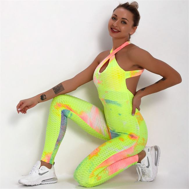 SPS-956 Tie Dyed Yoga Fitness Suit