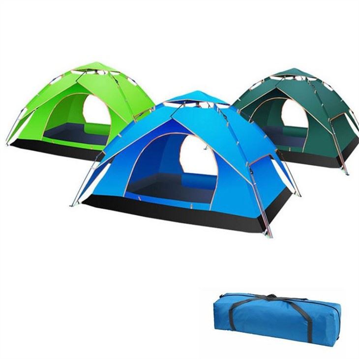 Tente de camping double couche automatique étanche