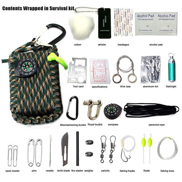 SPS-777 29 in 1 Outdoor Emergency First Aid Kit