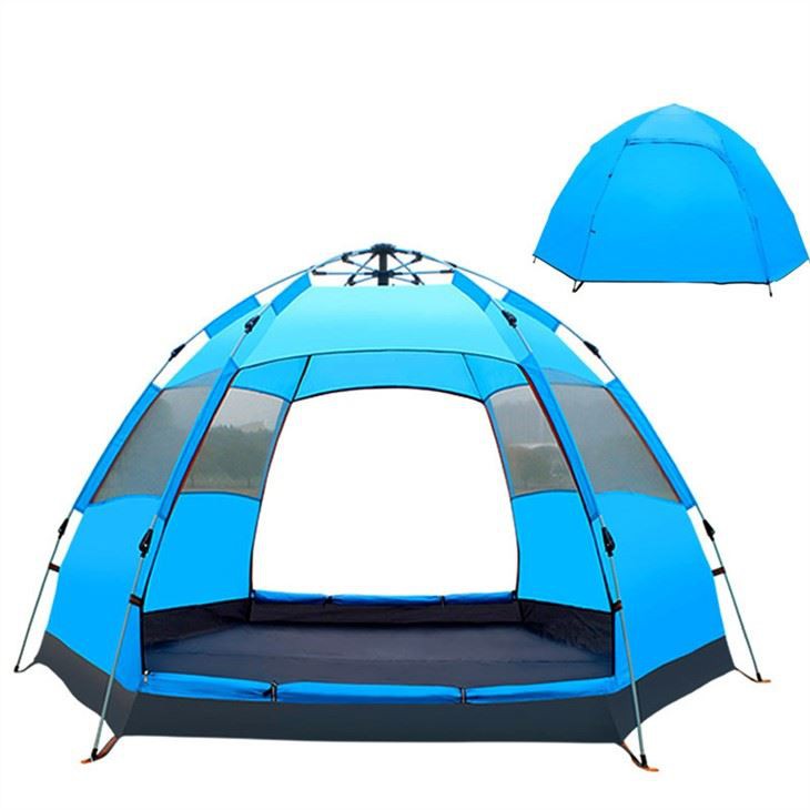 屋外キャンプ自動高速オープンテント