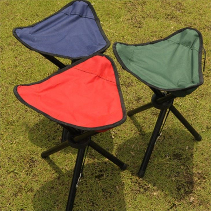 Portable Triangle Camping Chair ການຫາປາ