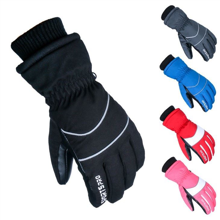 SPS-547 Izdržljive crne zimske rukavice