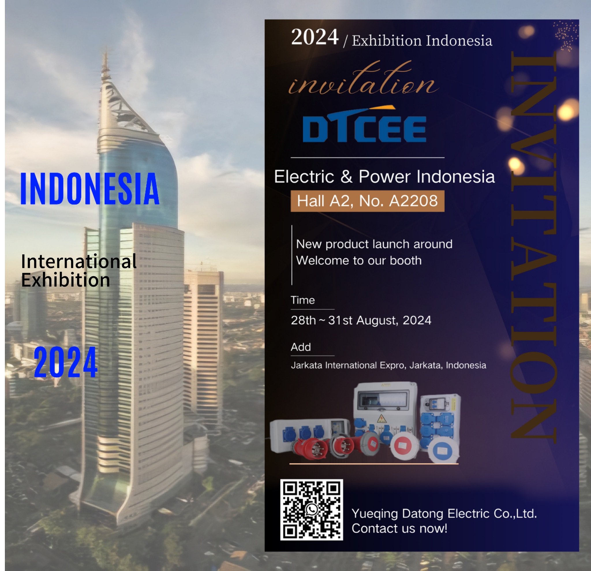 Invitation To 2024 Electric & Power Jarkata Exhibition--Indonesia