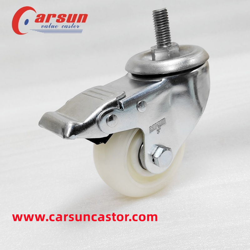 Threaded Stem Casters 3 Inch White Ny...