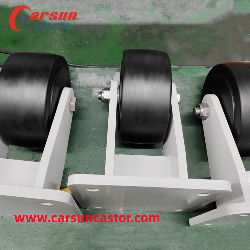 Ultra Heavy Industrial Casters 8 Inch Mc Casting Nylon Fixed Casters 9-8T09R-261G4-319 _8