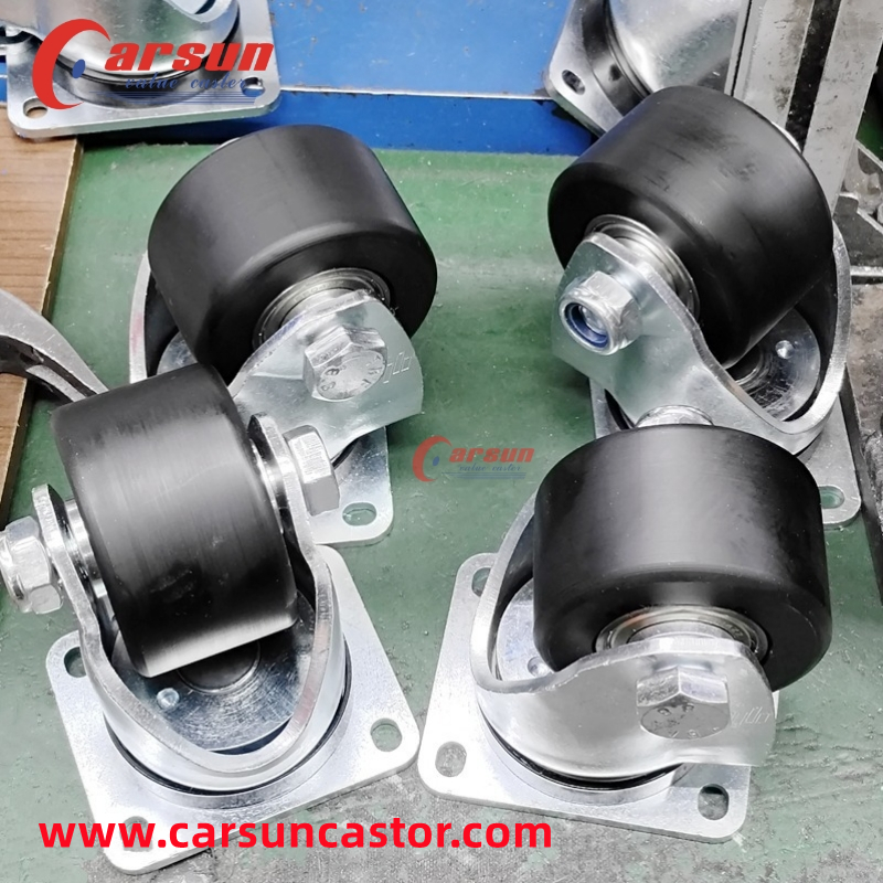 Low Gravity Industrial Casters 3.2 Inch Mc Casting Nylon Casters -6