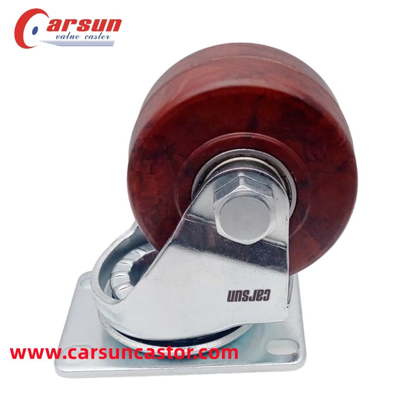 CARSUN 3 Inch Casters for Oven Heavy Heat Resistant Casters High Temperature 300celsius Castors Caster Wheels For Bakery Racks