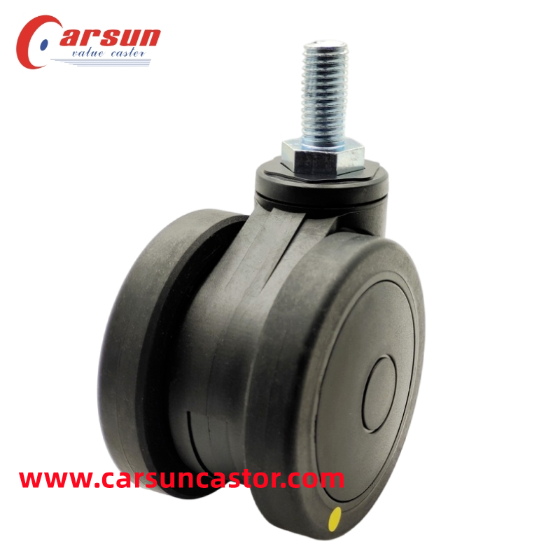 Black 3 inch Antistatic medical casters Special conductive casters for hospital equipment and instruments