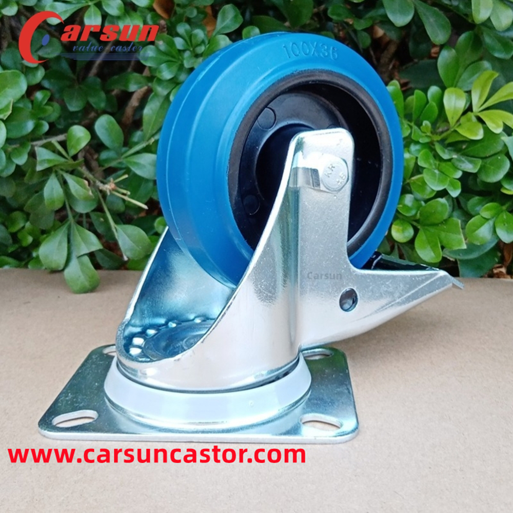 Carsun Blue Rubber Wheel Elastic Wheel -14-11