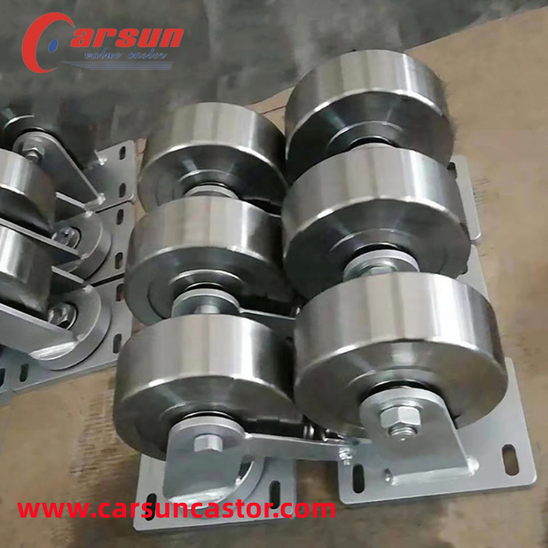 Heavy duty industrial casters cast steel casters rigid swivel caster wheel