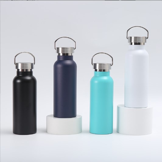 Single Wall Metal Water Sport Bottle With Wide Mouth(Large)