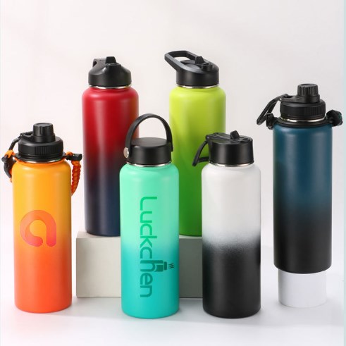 Stainless Steel Double Walled Insulated Gym Flask Sport Water Bottle