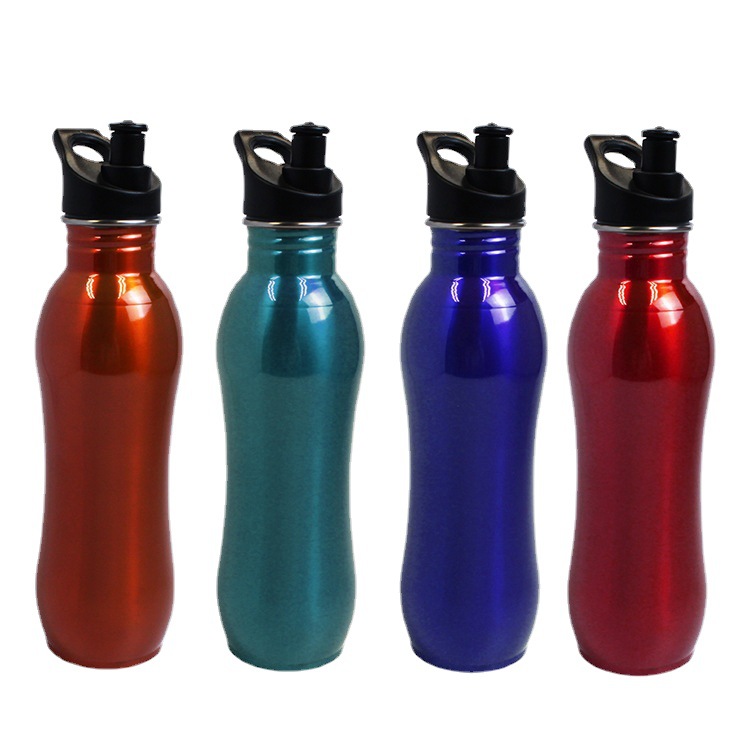 500ml Single Wall Metal Water Sport Bottle With Wide Mouth