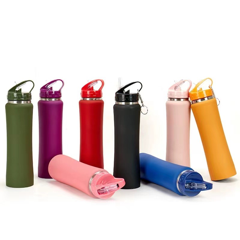 Single SS Wall Metal Water Sport Bottle With Wide Mouth
