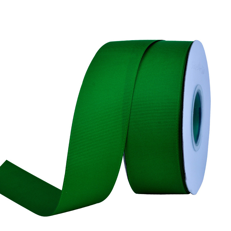 245 colors polyester solid color grosgrain ribbon