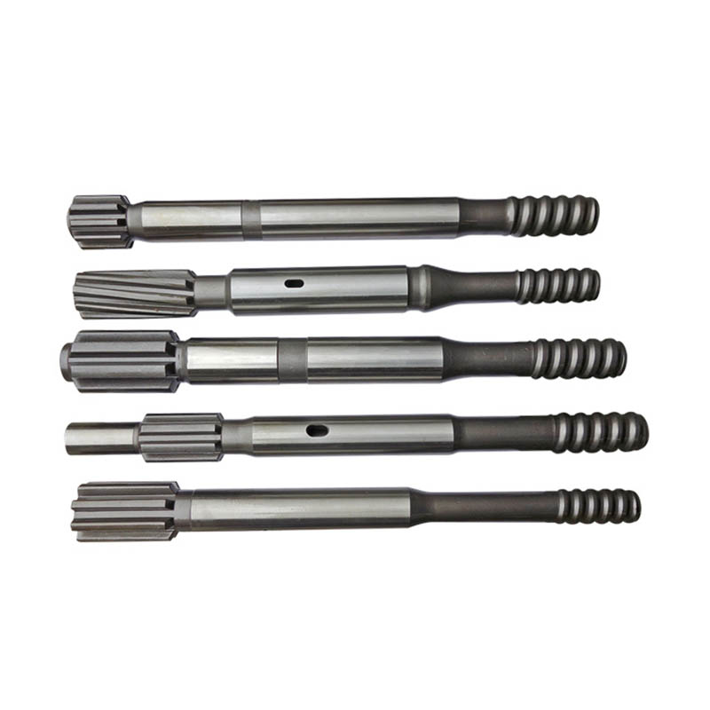 Understand the importance of shank adapter in the rock drilling process, design and produce various types of shank adapter