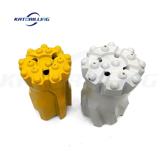 Tungsten Carbide Rock Drilling Tools T51-89mm Thread Mining Drill Bits Button...