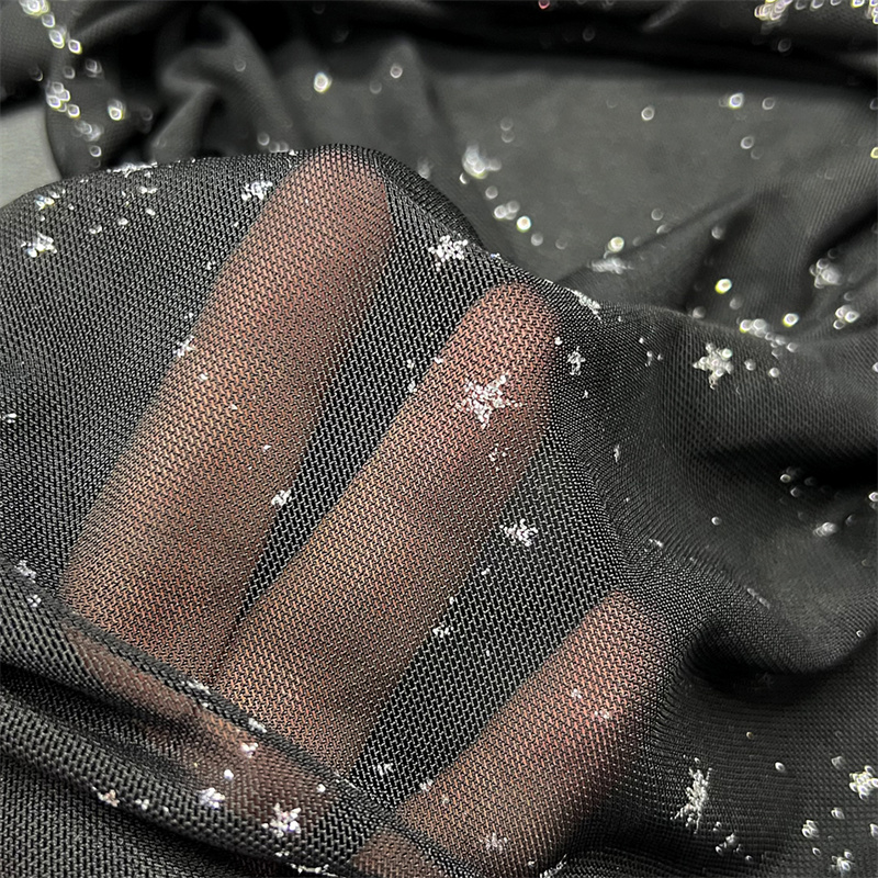 Mesh Tulle Glitter Fabric (10)exw