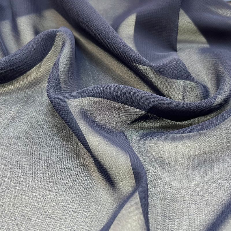 Suerte tekstil prilagođena boja meka obična šifon poliesterska tkanina za haljinu