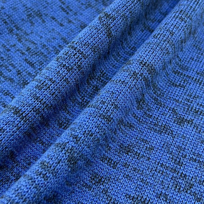 Suerte textile bagong uri ng customized na poly sweater knit hacci fabric