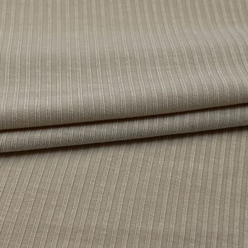 Suerte tekstilna prugasta čvrsta debela poliesterska pamučna pletena tkanina