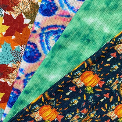 Suerte tekstil yüksək keyfiyyətli polyester və spandeks çaplı yivli uzanan parça...