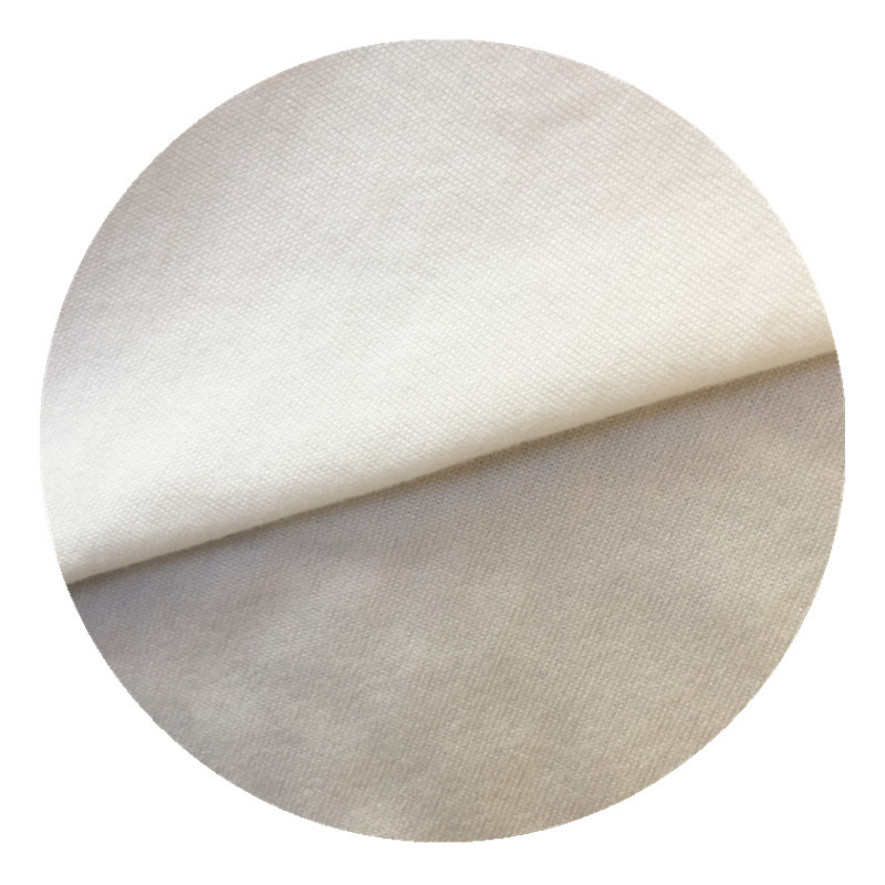 Suerte textil vit enfärgad dbp dubbelborstad poly polyester stickat tyg