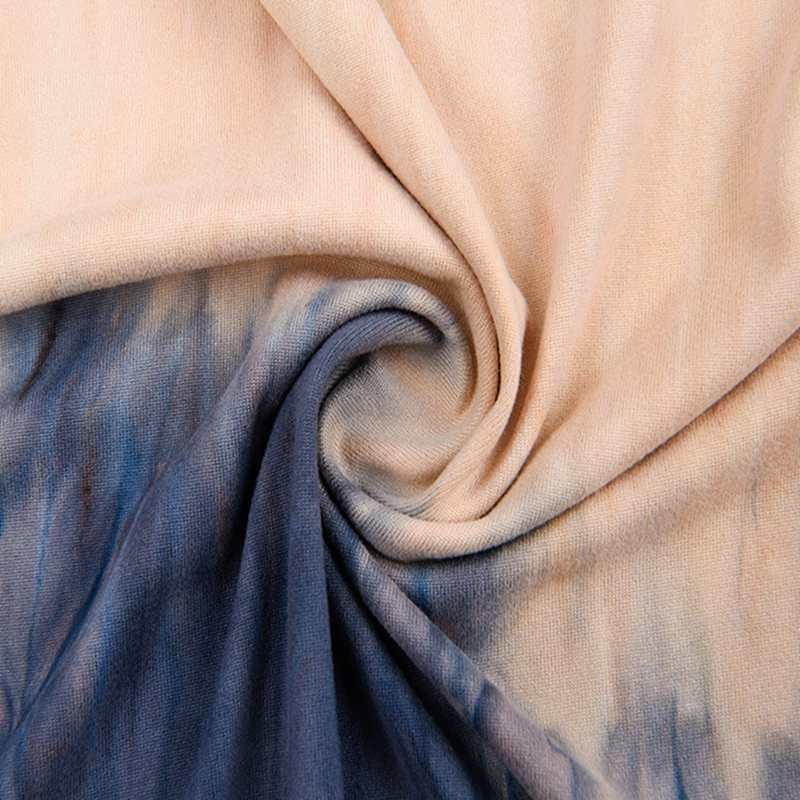 Suerte textile impression numérique 4 voies extensible dbp double tissu tricoté en jersey de poly brossé