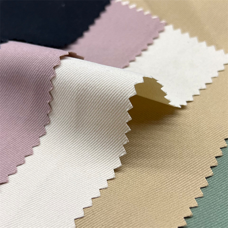 Suerte Textile Solid Color Gabardine Polyester Cavalry Twill Fabric