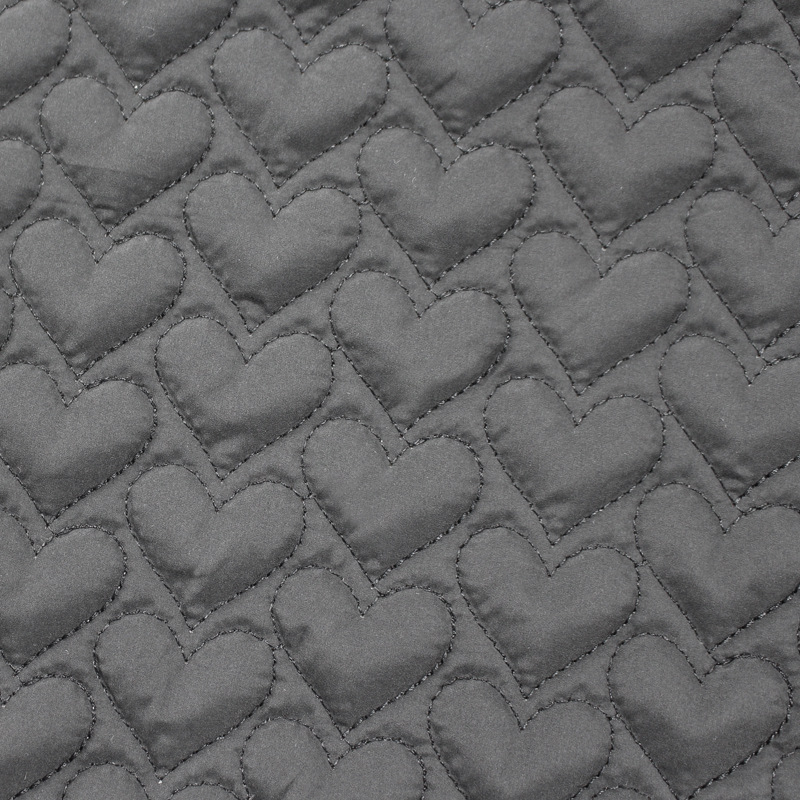 Suerte Textile waterproof love design quilted fabric for outerwear