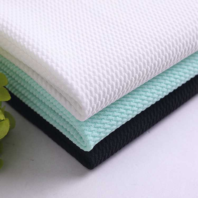ملبوسات کے لیے Suerte Textile سپر سوفٹ سالڈ بلٹ نِٹ فیبرک