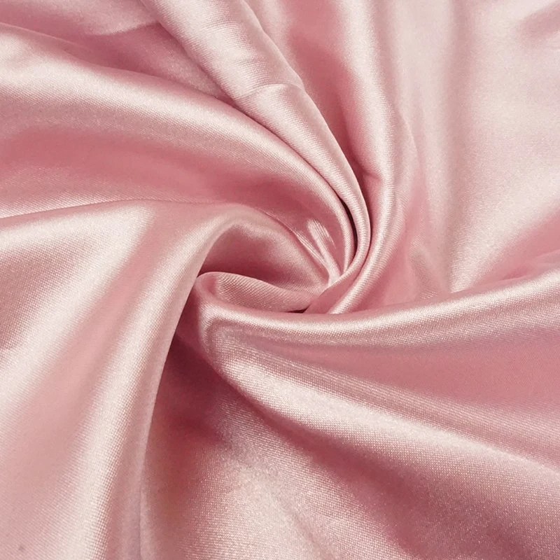 Suerte Textile boreleli ba polyester lesela la satin bakeng sa Bridal